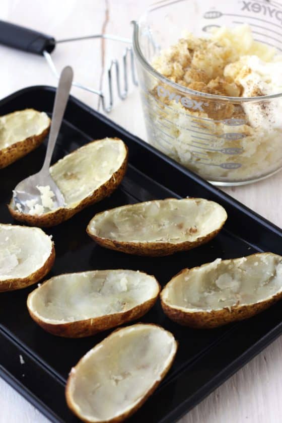 Toaster Oven Southwestern Twice Baked Potatoes