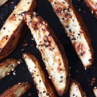 Toaster Oven Baked Potato Wedges Recipe