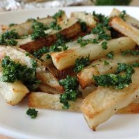 Toaster Oven Garlic Fries