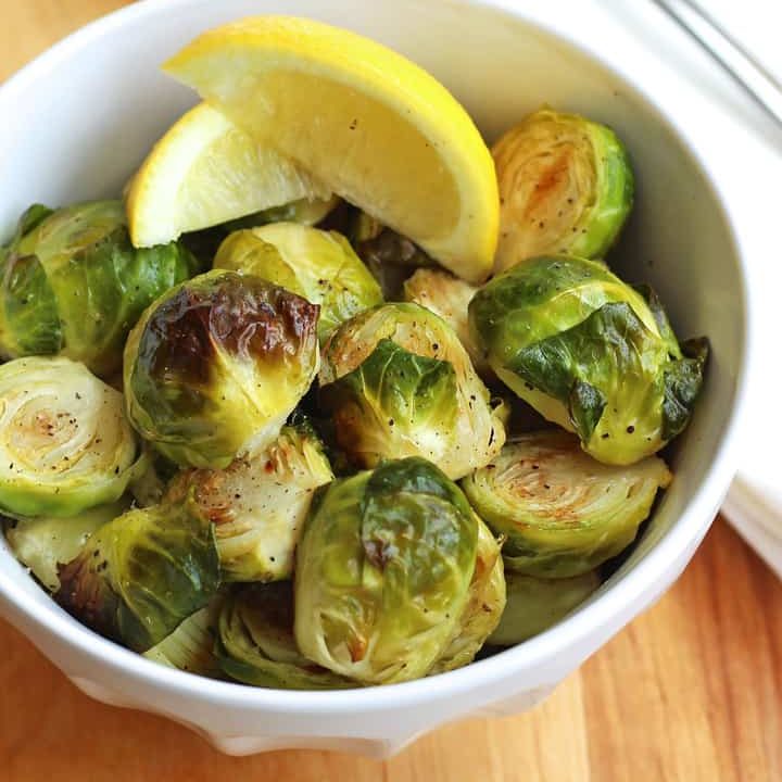 Toaster Oven Roasted Brussels Sprouts-image