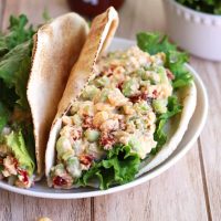 Spicy Chickpea Edamame Salad Pitas