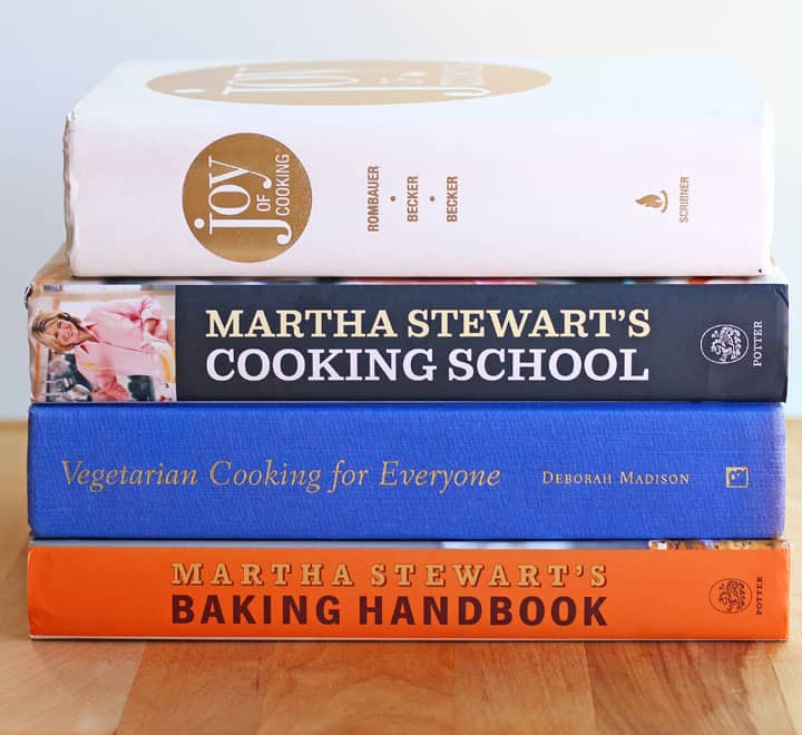 Stack of Cookbooks