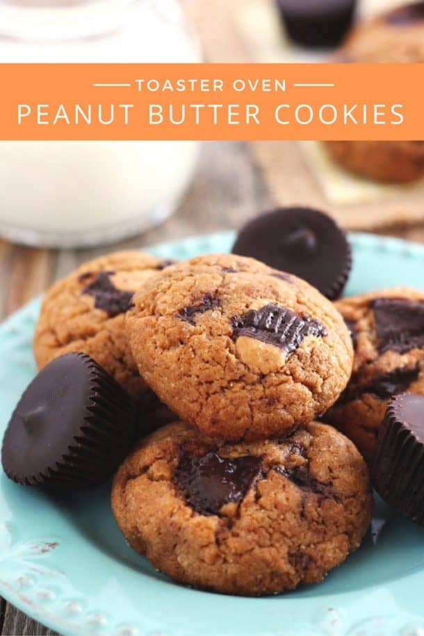 Toaster Oven Peanut Butter Cookies (Made w/Natural Peanut Butter)