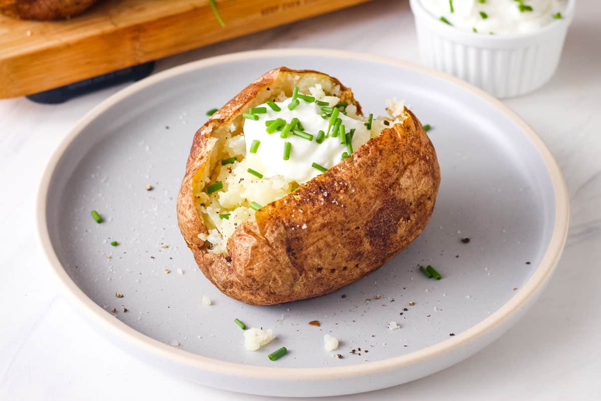 Air Fryer Baked Potatoes - Know Your Produce