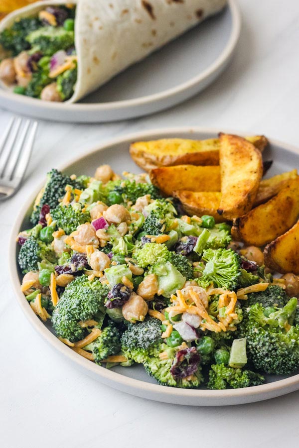 Broccoli Ranch Salad For Two