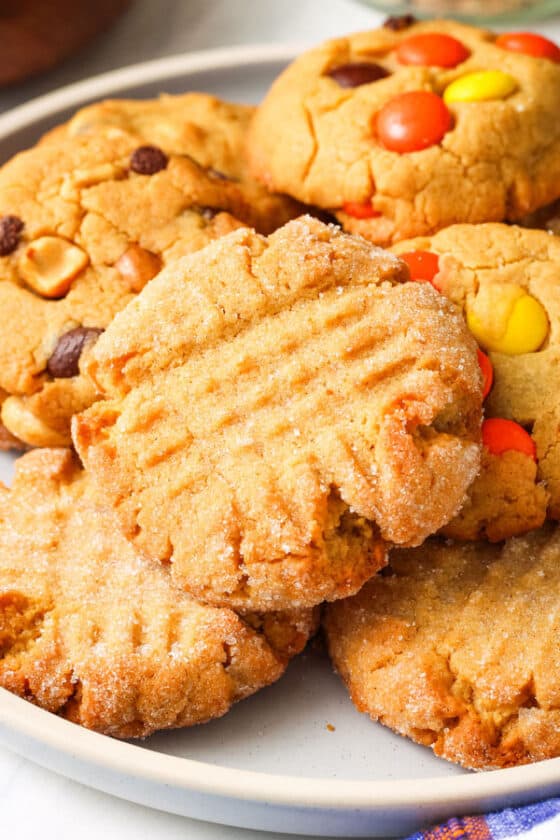 Peanut Butter Cake Mix Cookies
