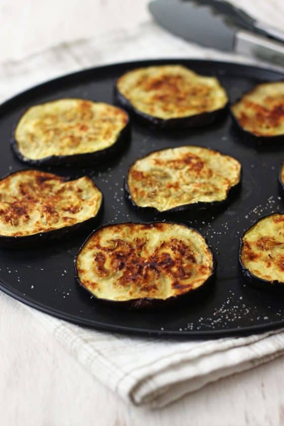 Broiled Eggplant Sandwich with Avocado and Roasted Red Pepper