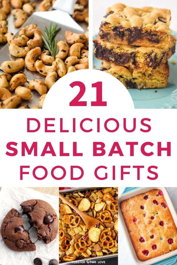 Homemade Small Batch Food Gifts