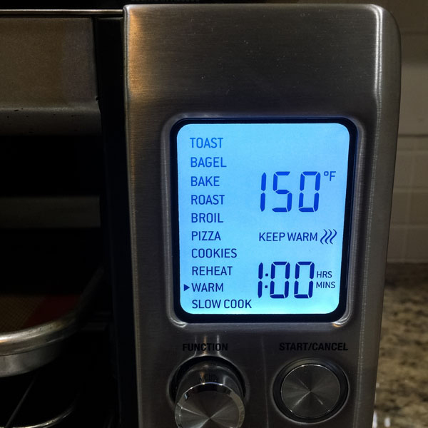 Breville Smart Oven Pro Display Screen