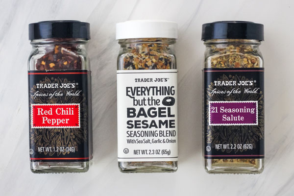 3 Jars of Spices and Seasonings