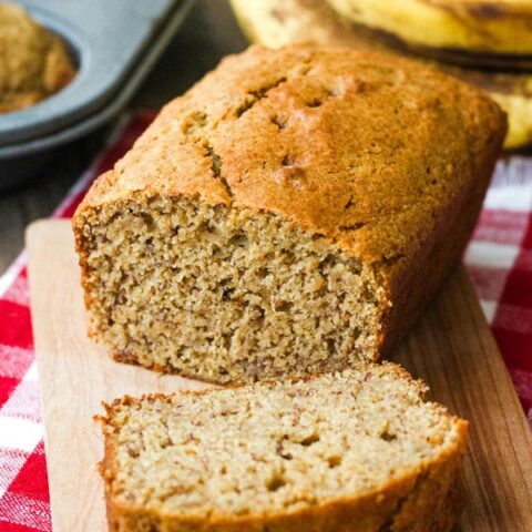 Eggless Banana Bread (Easy Toaster Oven Recipe)