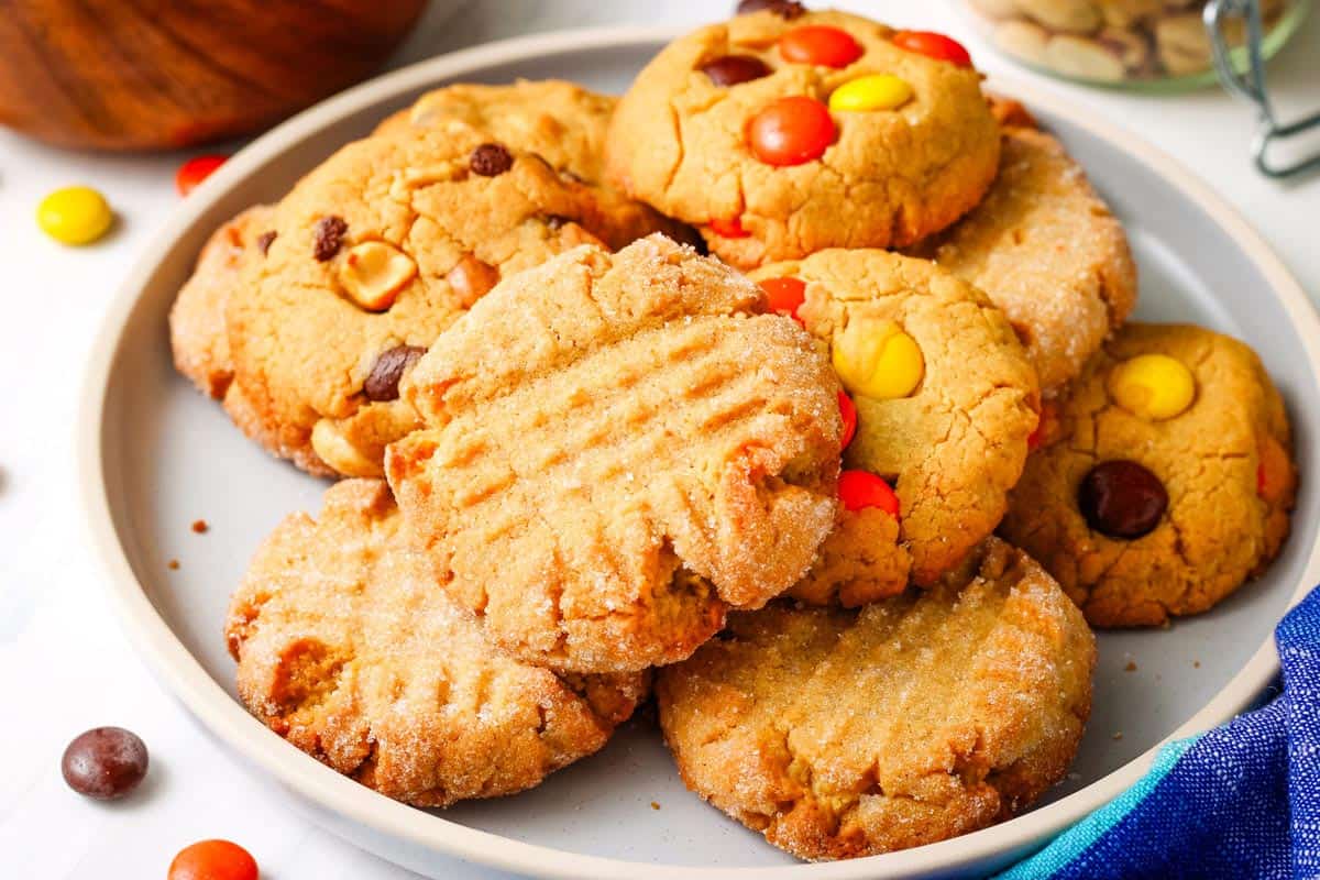 Peanut Butter Cake Mix Cookies