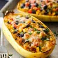 Spaghetti Squash Burrito Bowls