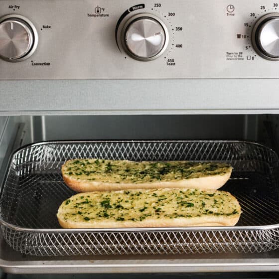 Toaster Oven Garlic Bread
