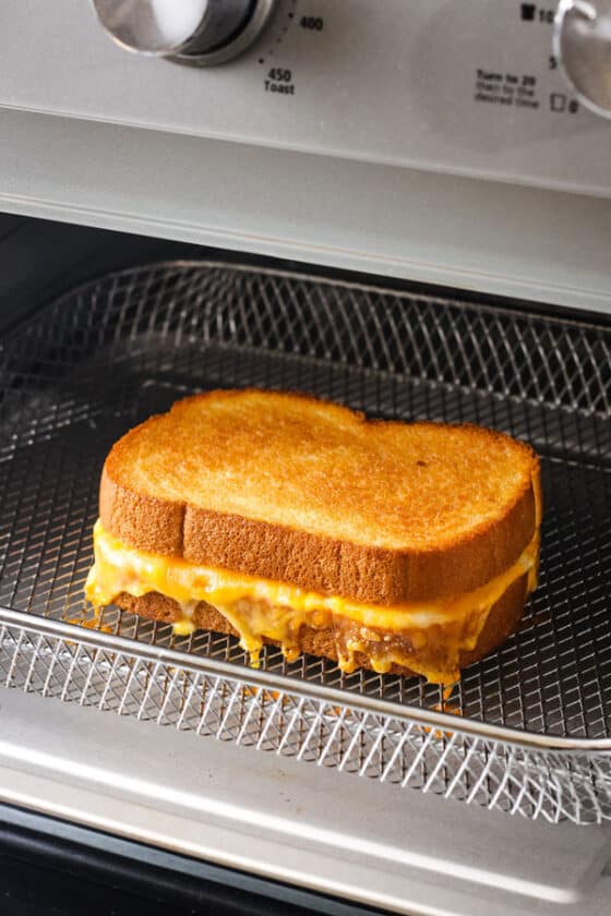 Air Fryer Grilled Cheese Sandwich