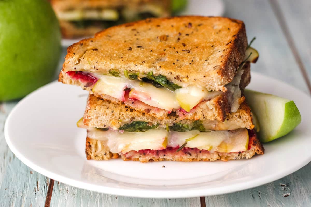 Havarti Grilled Cheese with Apple