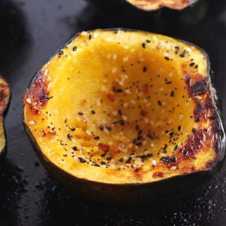 roasted acorn squash bowls