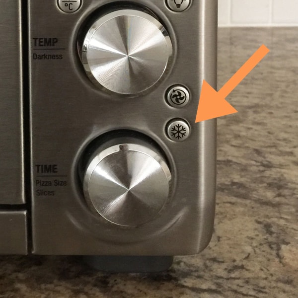 Snowflake button on the Breville Smart Oven Pro