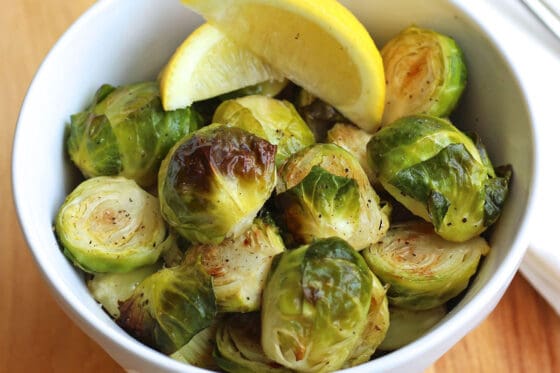 Roasted Brussels Sprouts (Toaster Oven and Air Fryer Directions)