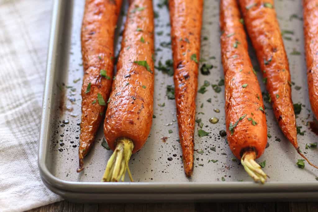 Toaster Oven Roasted Carrots